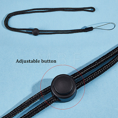 Gorgecraft Adjustable Polyester Electronic Cigarette Anti-Lost Necklace Lanyard AJEW-GF0006-16-1