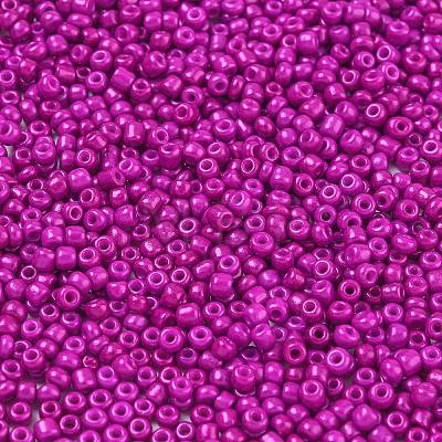 Baking Paint Glass Seed Beads SEED-S002-K21-1