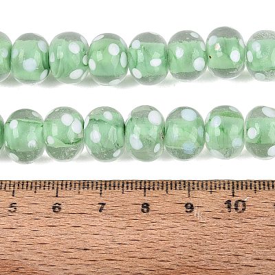 Handmade Lampwork Beads Strands LAMP-N037-05C-1