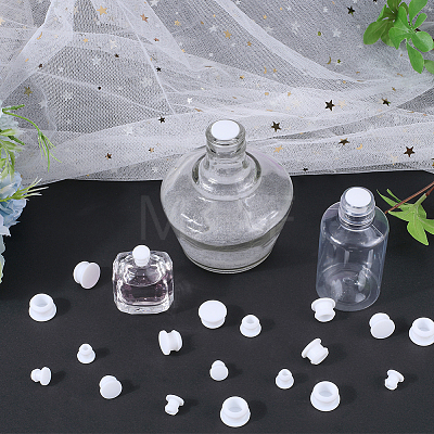 32Pcs 4 Style Silicone Bottle Seal Plug AJEW-GF0008-10C-02-1