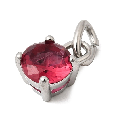 Birthdaystone Theme July 304 Stainless Steel Charms STAS-B128-60P-07-1
