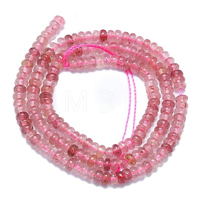 Natural Strawberry Quartz Beads Strands G-K245-B13-A01-1