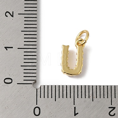 Rack Plating Brass with ABS Plastic Imitation Pearl Charms KK-B092-30U-G-1