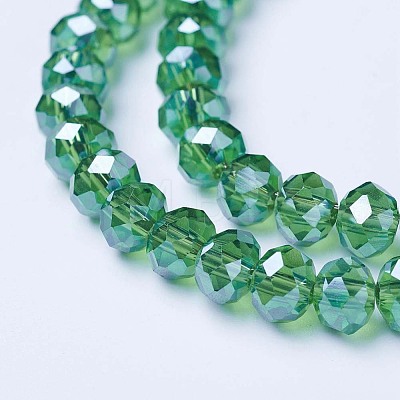 Electroplate Glass Beads Strands EGLA-A034-T1mm-A10-1