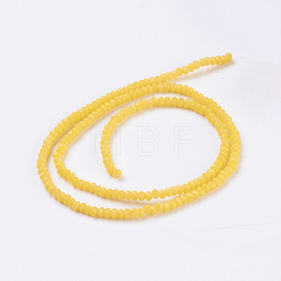 Opaque Glass Beads Strands X-EGLA-K010-B12-1