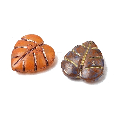 Painted Glass Beads Strands GLAA-Z021-07B-1