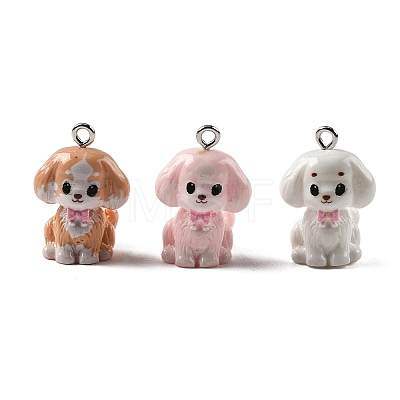 Opaque Resin Pendants RESI-G129-13-1