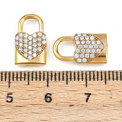 304 Stainless Steel Micro Pave Cubic Zirconia Pendants STAS-A132-05C-G-1