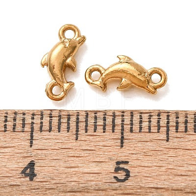 304 Stainless Steel Connector Charms STAS-N124-43G-1