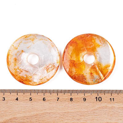 Natural Calcite Dyed Pendants G-B083-01A-02-1