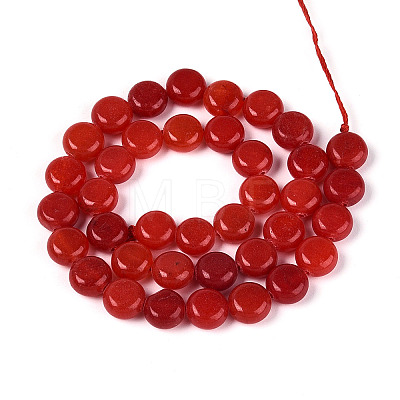 Dyed Natural White Jade Beads Strands G-T143-16M-1