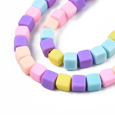 Handmade Polymer Clay Beads Strands CLAY-N008-060-04-1