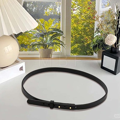 6MM Flat Leather Cord Adjustable Choker Necklaces NJEW-CL0001-26-1