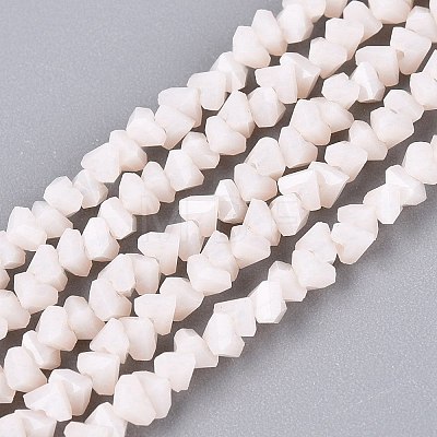 Opaque Glass Beads Strands GLAA-N019-3mm-04-1
