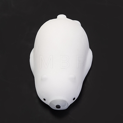 Polar Bear Shape Stress Toy X-AJEW-H125-31-1