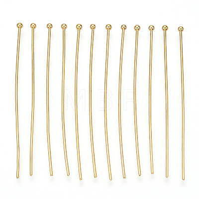 Brass Ball Head Pins KK-G331-10-0.8x50-1
