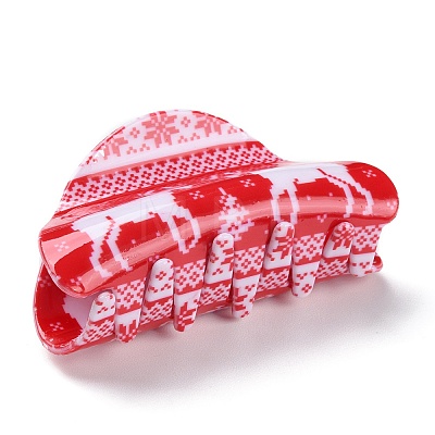 Christmas Theme PVC Claw Hair Clips PHAR-C001-01B-1