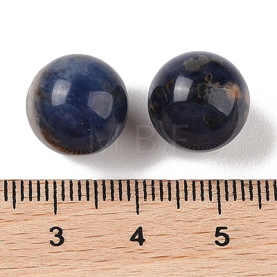 Natural Sodalite No Hole Sphere Beads G-K353-04B-08-1