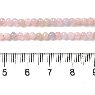 Natural Morganite Beads Strands G-B090-A24-03-1