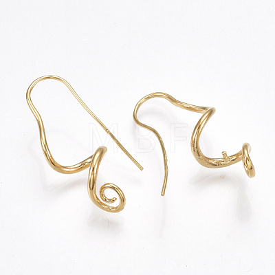 Brass Earrings KK-T038-241G-1