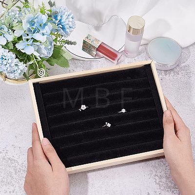 Wood Ring Display Boards RDIS-WH0009-007-1