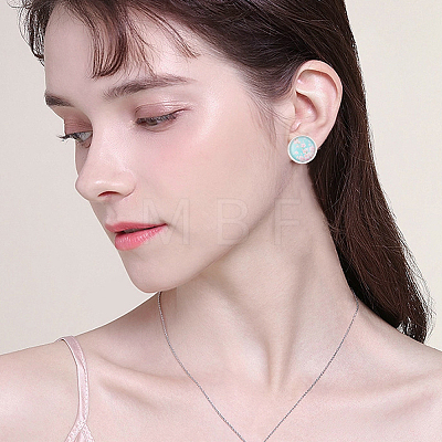 60Pcs 2 Colors 304 Stainless Steel Stud Earring Settings STAS-BBC0009-85-1