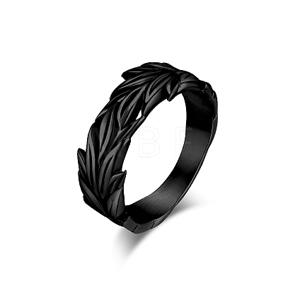 Retro Neutral Style Titanium Steel Ring PW-WGC3765-07-1