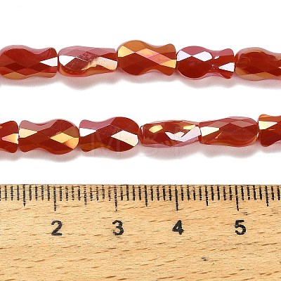 Electroplate Glass Beads Strands EGLA-P066-01A-AB03-1