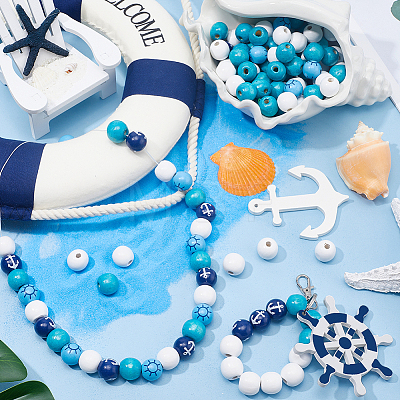 SUNNYCLUE DIY Ocean Theme Jewelry Making Finding Kit DIY-SC0022-65-1