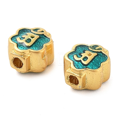 Brass Enamel Beads KK-S393-01-1