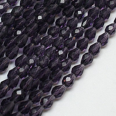 Glass Beads Strands EGLA-E010-10x15mm-16-1