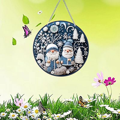 DIY Diamond Painting Pendant Decoration Kits PW-WG2214C-01-1