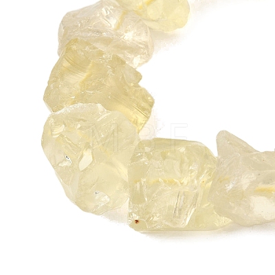 Natural Lemon Quartz(Heated) Beads Strands G-S386-C17-1