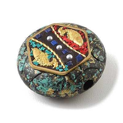 Handmade Polymer Clay Indonesia Beads PY-CBAAA14-13C-B01-1