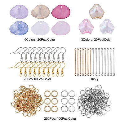 DIY Twist Oval Earring Making Kit DIY-SZ0008-49-1