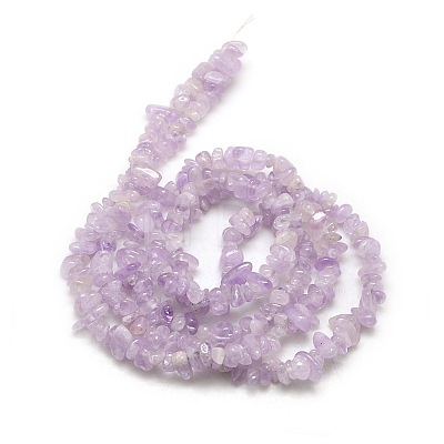 Natural Amethyst Beads Strands G-P035-12-1