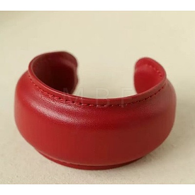 Minimalist Leather Cuff Bangles for Women FS-WG0F18A-04-1