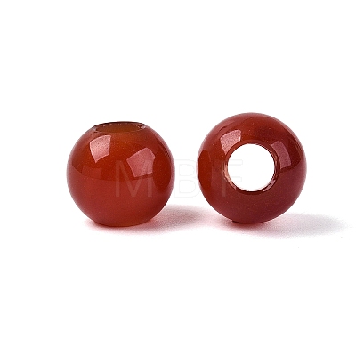 Natural Carnelian European Beads G-Q602-09A-04-1