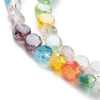 Electroplate Glass Beads EGLA-P056-01F-1
