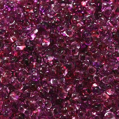 Transparent Baking Paint Glass Seed Beads SEED-A033-06A-14-1