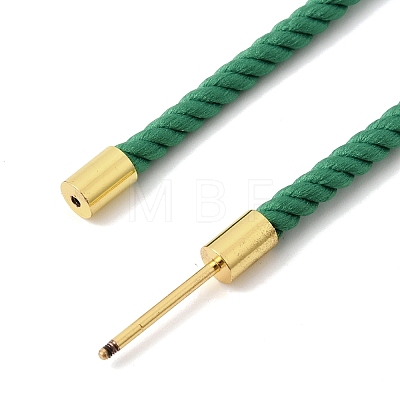 3MM Round Nylon Milan Cord Necklaces Making BJEW-H642-01G-25-1