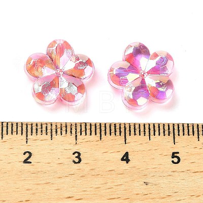 Transaparent Acrylic Beads PACR-H004-01J-1