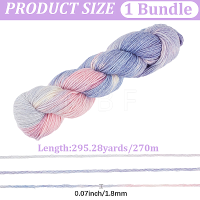 Cashmere Segment Dyed Yarn YCOR-CY0001-01B-1