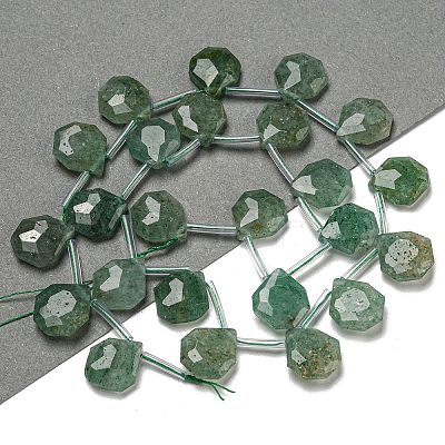 Natural Green Strawberry Quartz Beads Strands G-P544-C09-01-1