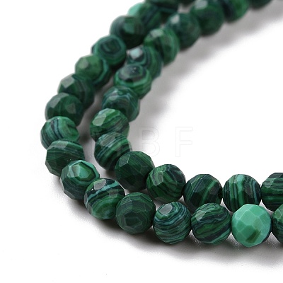 Synthetic Malachite Beads Strands G-H273-01C-1
