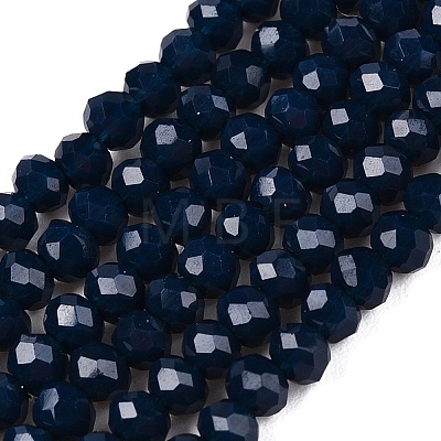 Opaque Solid Color Imitation Jade Glass Beads Strands LS-EGLA-A044-P2mm-D16-1