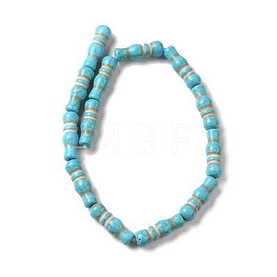 Synthetic Turquoise Dyed Beads Strands G-E594-03-1