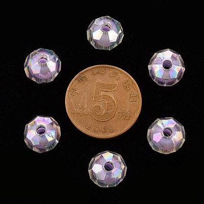 Transparent Acrylic Beads TACR-S152-04B-SS2114-1