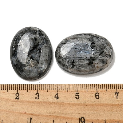 Natural Larvikite Cabochons G-C115-01B-40-1