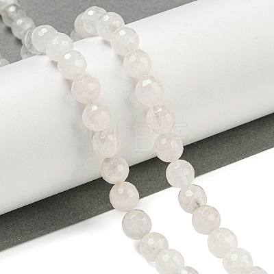 Natural Quartz Crystal Beads Strands X-G-E571-A11-02-1